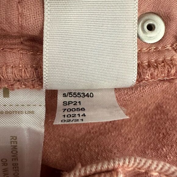 Loft The High Waist Straight Crop size 4 Pink Terracotta - Picture 7 of 8